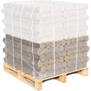 NESTRO Hartholzbriketts Premium rund ohne Loch 480kg
