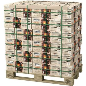 REKORD Braunkohlebriketts Palette Tüte (90 x 10 kg)
