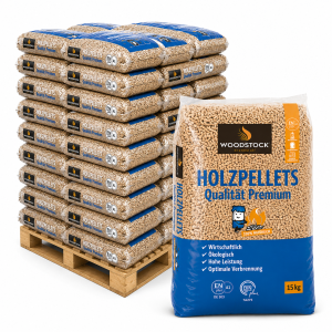 Woodstock Holzpellets – 3 Paletten