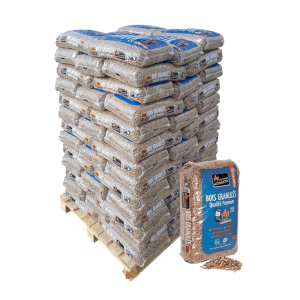 Französische Holzpellets Crépito® Premium – Palette 1080kg (72 Säcke)