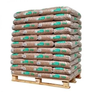 Holzpellets – Palette mit 65 Säcken à 15 kg